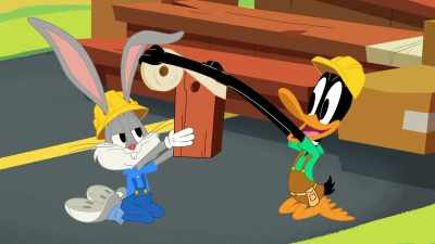 Glue? Tape's faster.
Good enough. - Bugs Bunny Builders