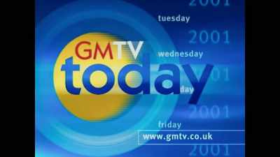 ["GMTV" theme music playing] - Three Mothers, Two Babies, and a Scandal