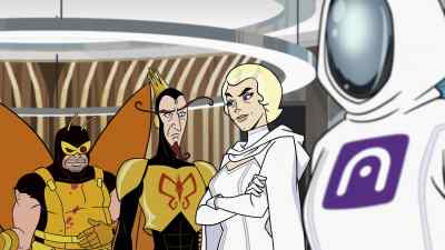 Go ahead and give her a kick - The Venture Bros.: Radiant Is the Blood of the Baboon Heart