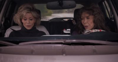 Go ahead. Quit playing it cool. Read it! - Grace and Frankie