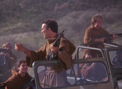 -Go around and pick 'em
up on the low road. - The A-Team