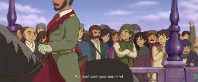 Go away! We don't want your war here! - The Glassworker