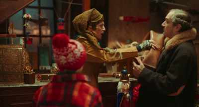 Go away, you and all this junk!
Come on! Out! - Elf Me