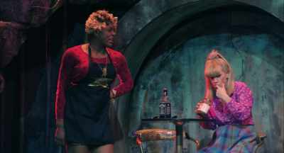 Go back to your lesbionic folk singing, - The Toxic Avenger: The Musical