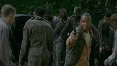 Go! Come on! Come on and get me! - The Walking Dead