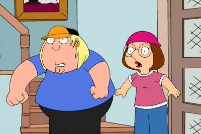Go, Dad! Kick her ass! - Family Guy