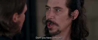 - Go easy.
- Shut your mouth, you donkey. - Rambo: Last Blood