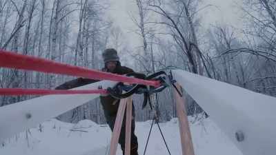 Go get 'em!
H'yah! H'yah! H'yah! - Life Below Zero: Next Generation