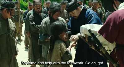 Go home and help with the farm work.
Go on, go! - Monstrum