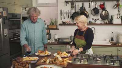 Go! I'm going
to start with a sprout, - James May: Oh Cook!