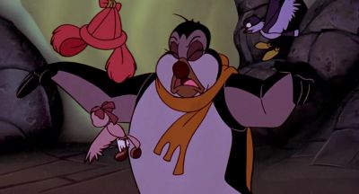 Go knock his block off - The Pebble and the Penguin