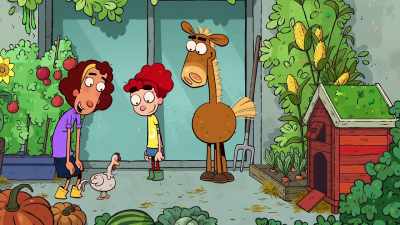Go on, don't be shy,
go in and say hello. - It's Pony