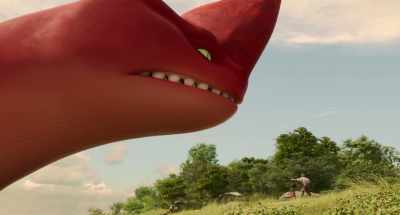 -Go on, Red. Just leave them be.
-Red, we have to go. Please! - The Sea Beast