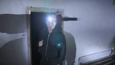 Go right through the ceiling,
go upstairs, go right over there - Spooked Scotland