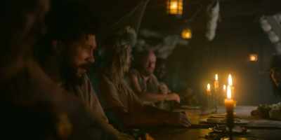 - Go sit over there.
- (all complaining) - Our Flag Means Death