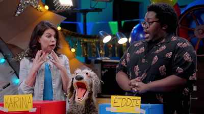 -(GOAT SCREAMING)
-(ALL SHRIEK) - Muppets Now