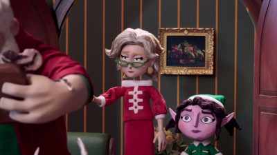 -(gobbling)
-(Mrs. Claus gasps) - Santa Inc.