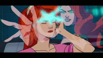 - [Goblin Queen cackles]
- [Jean] This ends now! - X-Men '97