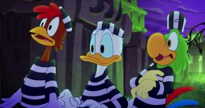 (goblins shouting) - Legend of the Three Caballeros