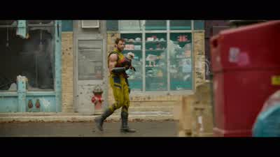 God damn itI don't think he's gonna make itGod he loved his faceI can taste his final thoughtHe was so afraidBut he died a heroHe died from murder you dumb fuckAnd all I have to remember him byare these two gold plated 50 caliber Desert Eagle pistoleros - Deadpool & Wolverine