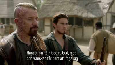 God, food and friendship
will bring them to heel. - Jamestown