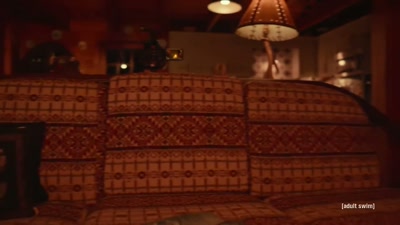 God! I can't be the
third wheel in this. - Adult Swim Yule Log