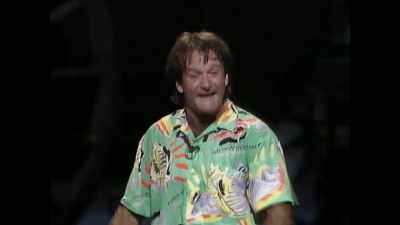 God, in California,
everybody's got handguns, - Robin Williams: Come Inside My Mind