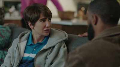 God, you -- you told her
I was here? - Chad