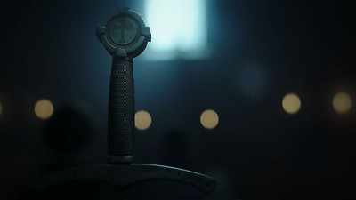 Godfrey: Come here, Landry.
Don't be afraid. - Knightfall