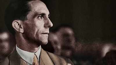 Goebbels' plan is beginning 
to take shape. - Greatest Events of World War II in Colour