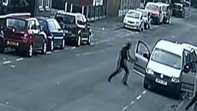 Goes back round to the passenger
side, by which time Luke Graham - The Detectives: Fighting Organised Crime