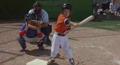 Goes to bunt. - 3 Ninjas Kick Back