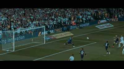 Goes for goal and it's
blocked and saved well by the keeper. - Take Us Home: Leeds United