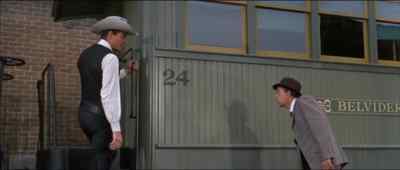 Goin' out west, partner? - The Shakiest Gun in the West