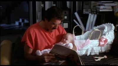 ''going straight for his opponent's body - Three Men and a Baby