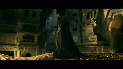 Gold beyond measureBeyond sorrowAnd griefThe greatTreasure hoard of throrWelcomeMy sister sonsTo the kingdomOf Erebor - The Hobbit: The Battle of the Five Armies