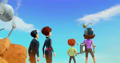 [Golden Brain laughing]
The OSS is no more! - Spy Kids: Mission Critical
