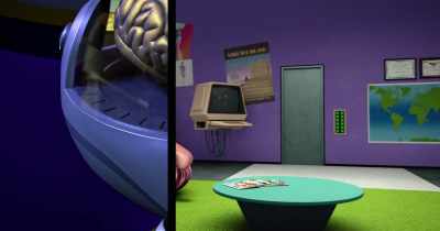[Golden Brain laughs maniacally] - Spy Kids: Mission Critical
