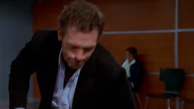 Goldstein found nothing but a distended bladder. - House