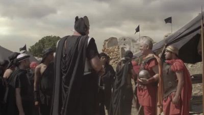 Goliath here will chop your head off - David and Goliath