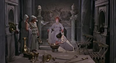 Gone to see a nose grinder indeed He's cavorting with those courtesans - A Funny Thing Happened on the Way to the Forum