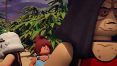 -Gonna be a long trip.
-Especially the way you fly. - Lego Star Wars Summer Vacation