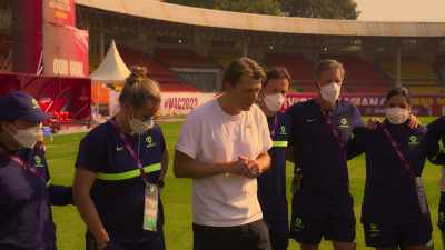 Gonna leave that for now, and then - Matildas: The World at Our Feet