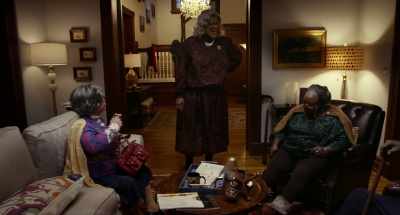 Gonna throw me down in them bushes,
and Bam, you sitting there, - Boo! A Madea Halloween