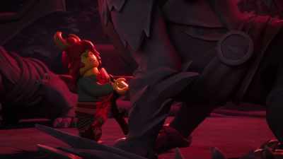 Goochee-goochee-goo!
[laughs] - LEGO Ninjago: Dragons Rising