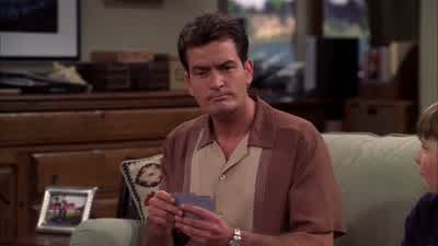 Good a word as any. - Two and a Half Men