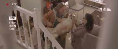 - Good boy! Oh, hello!
- Hi. - Higher Power