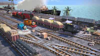 - Good-bye, Kwaku!
See you soon! - Thomas & Friends: Big World! Big Adventures! The Movie