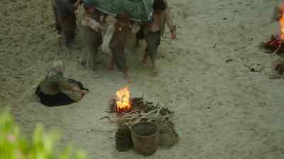 ~ Good catch, eh, Mark?
~ 'Andsome, Ross. - Poldark