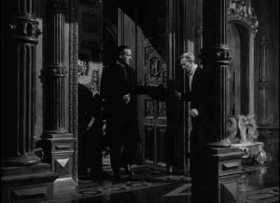 - Good evening, Bishop Brougham.
- How are you, Stevens? - The Bishop's Wife